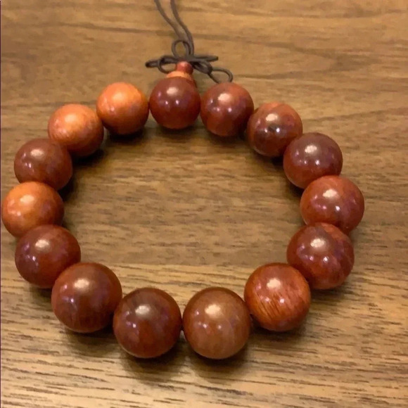 Wooden Bead Bracelet New - Picture 1 of 1